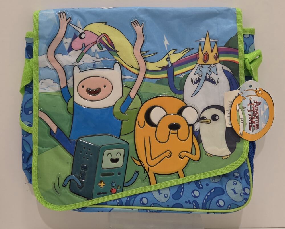 NWT Adventure Time Cartoon Network Messenger Bag HTF